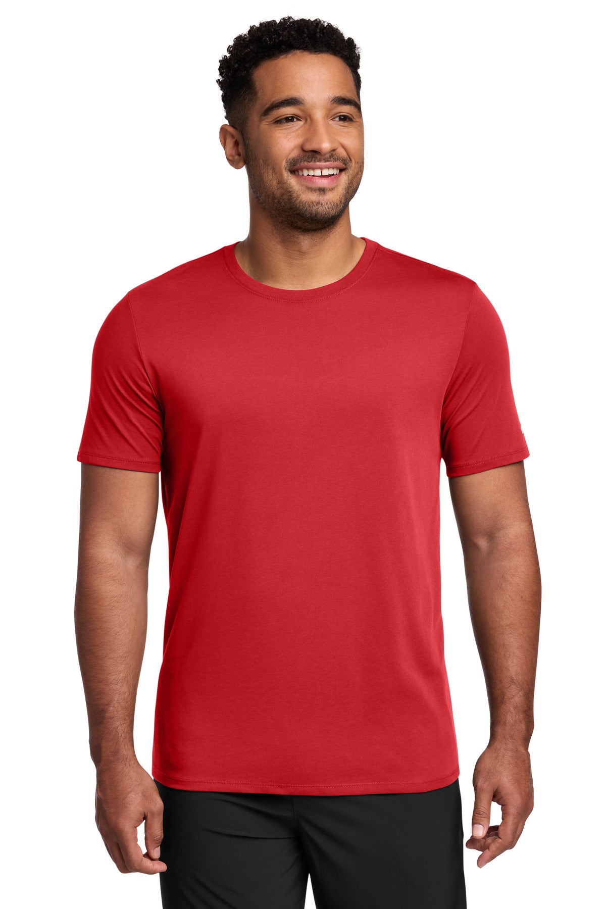 Nike Dri-FIT Cotton/Poly Tee - Gym Red