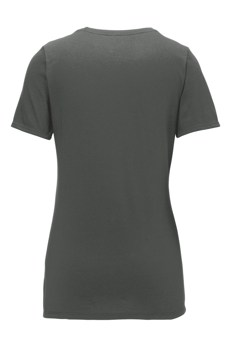 Nike Women's Dri-FIT Cotton/Poly Scoop Neck Tee - Anthracite