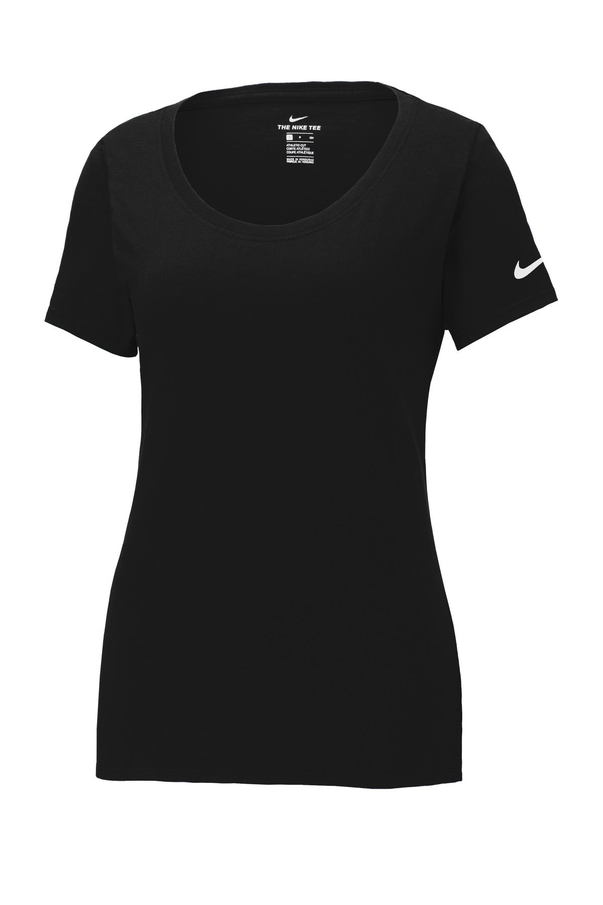 Nike Women's Dri-FIT Cotton/Poly Scoop Neck Tee - Black