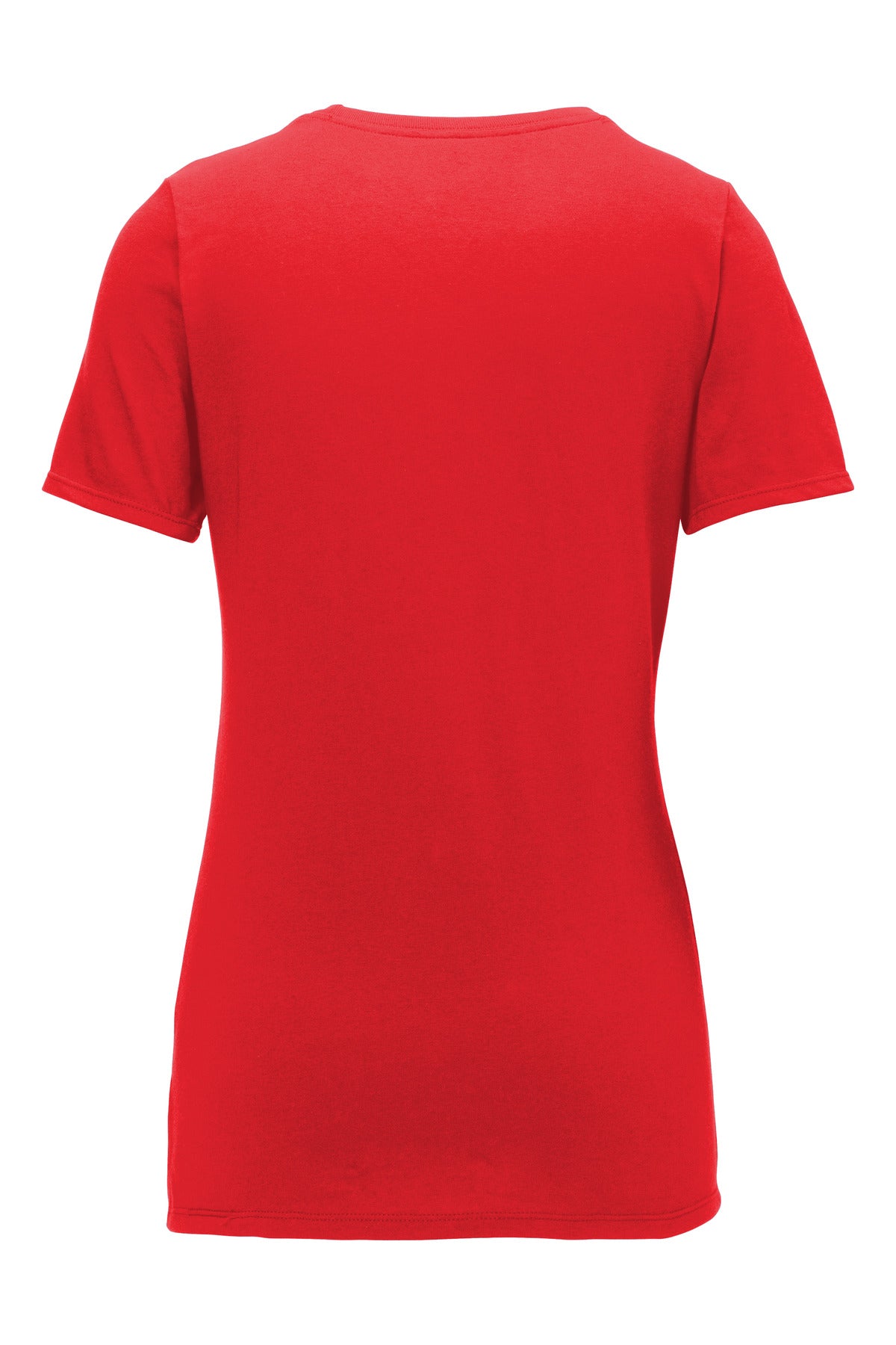 Nike Women's Dri-FIT Cotton/Poly Scoop Neck Tee - University Red