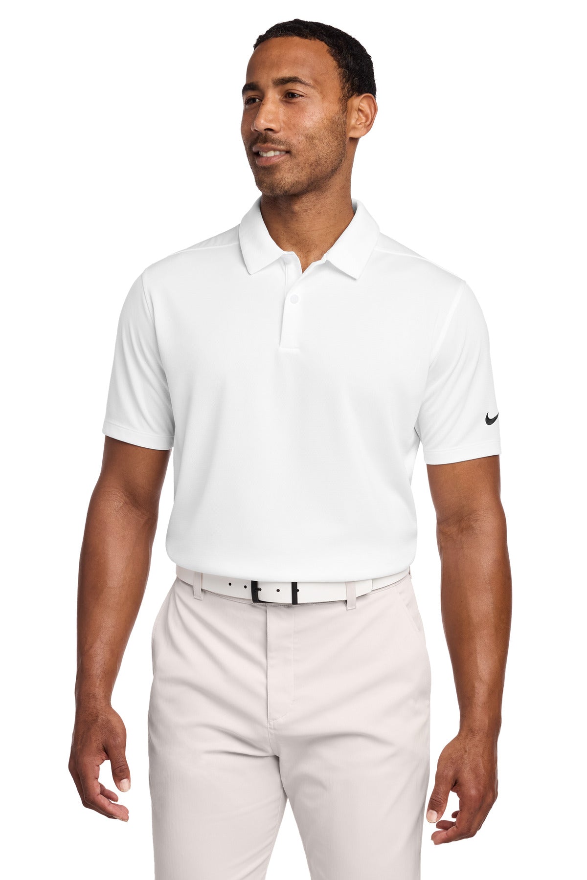 Nike Dry Essential Solid Polo - White