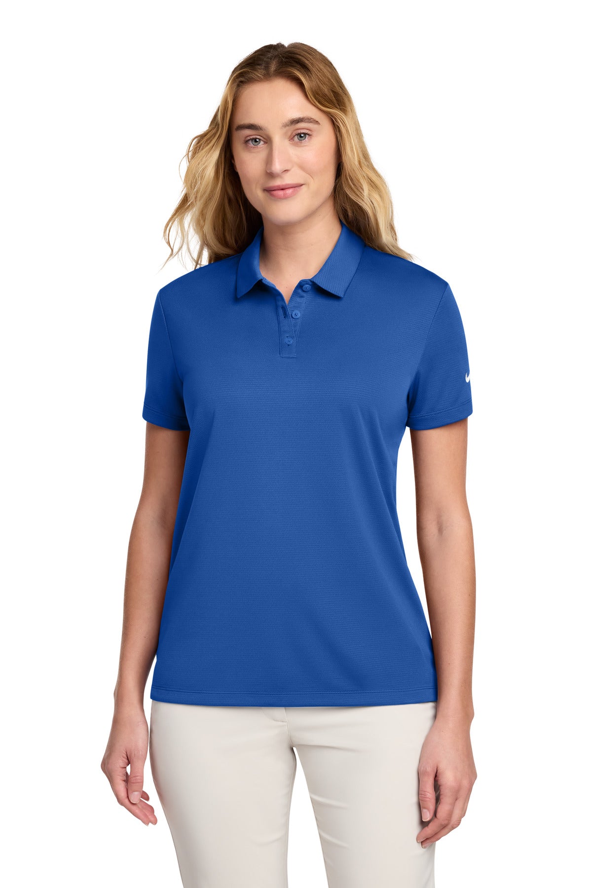 Nike Women's Dry Essential Solid Polo - Game Royal