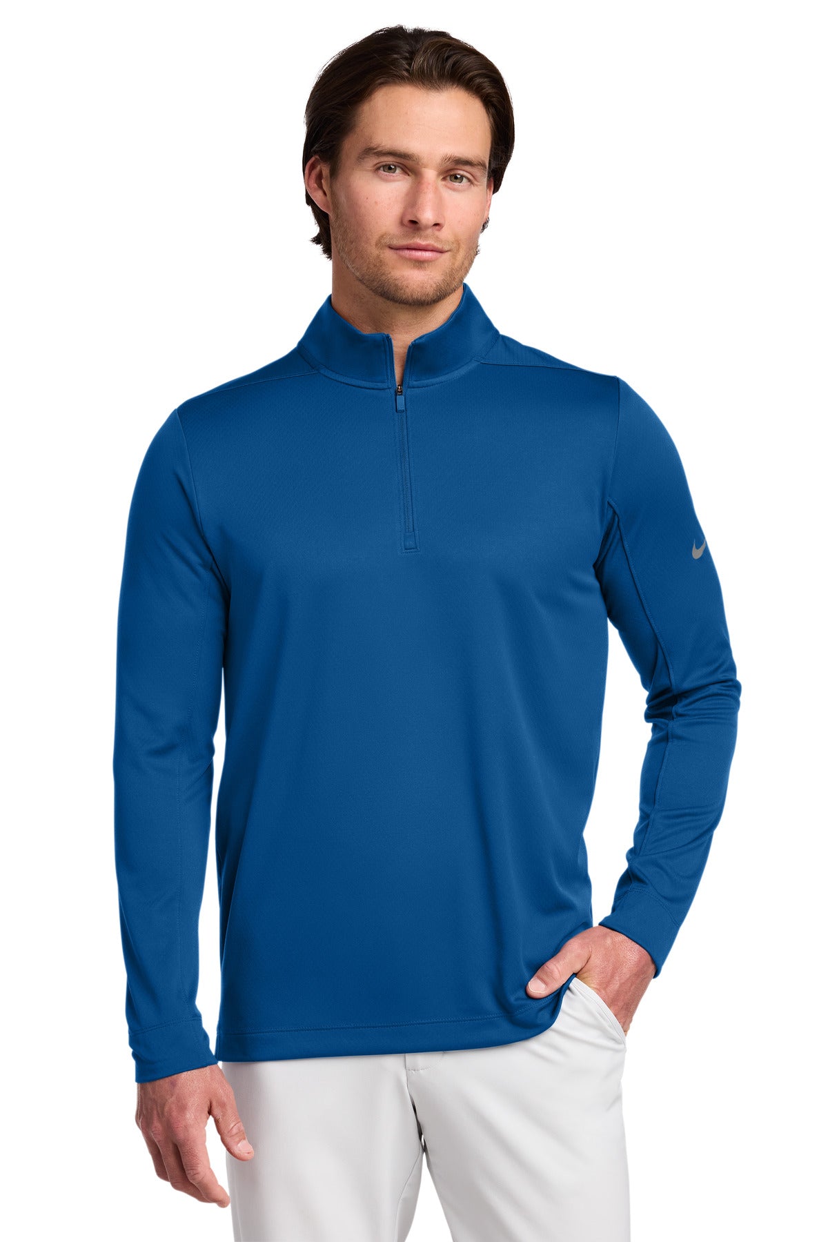 Nike Dry 1/2-Zip Cover-Up - Gym Blue