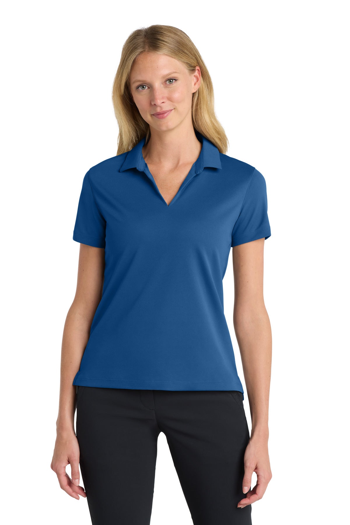 Nike Women's Dri-FIT Micro Pique 2.0 Polo - Gym Blue