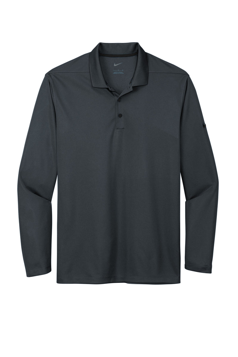 Nike Dri-FIT Micro Pique 2.0 Long Sleeve Polo - Anthracite