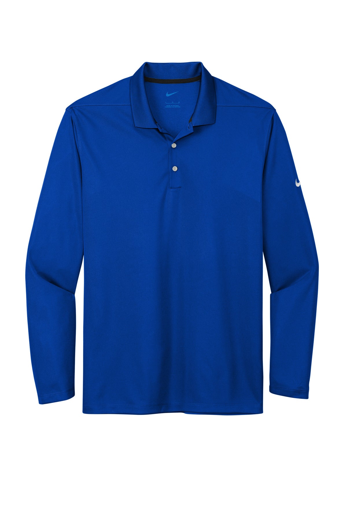 Nike Dri-FIT Micro Pique 2.0 Long Sleeve Polo - Game Royal