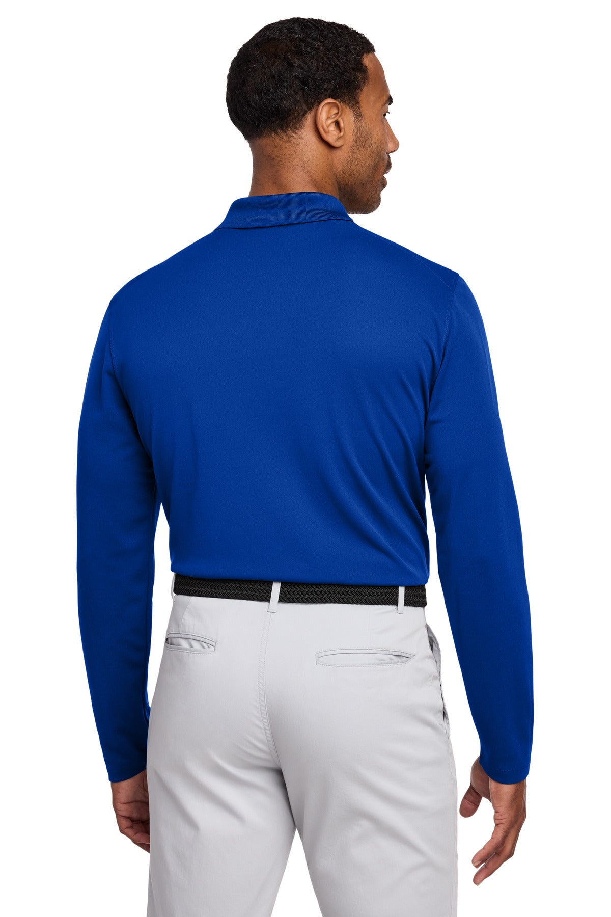 Nike Dri-FIT Micro Pique 2.0 Long Sleeve Polo - Game Royal