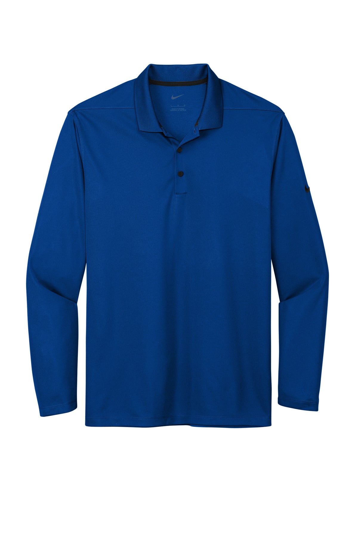Nike Dri-FIT Micro Pique 2.0 Long Sleeve Polo - Gym Blue
