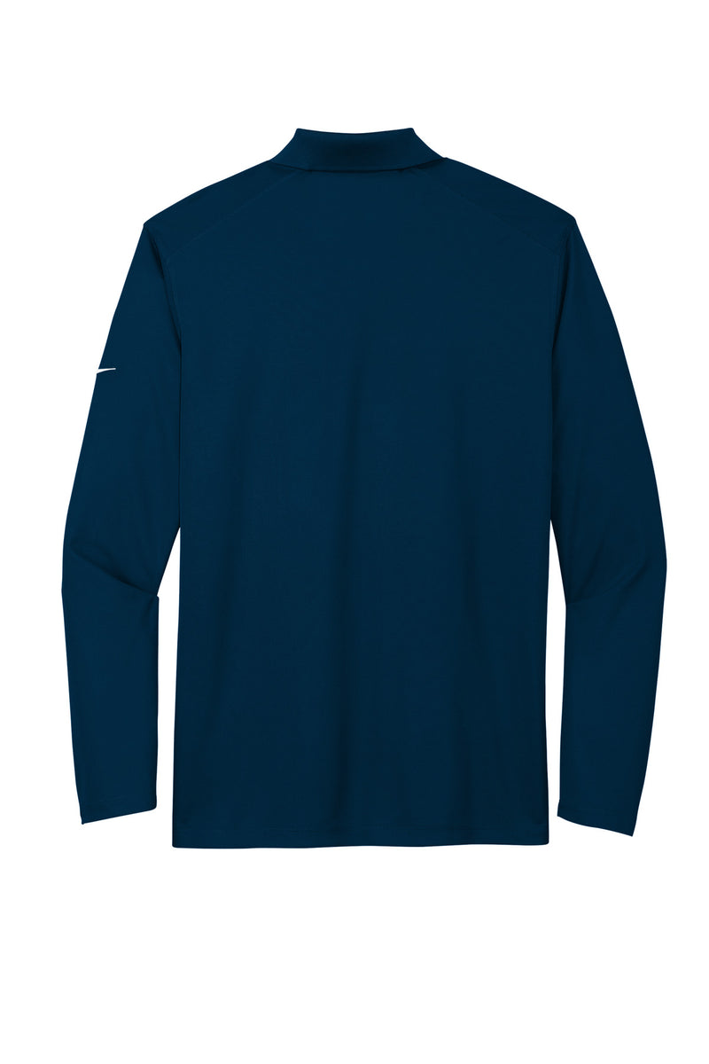 Nike Dri-FIT Micro Pique 2.0 Long Sleeve Polo - Navy