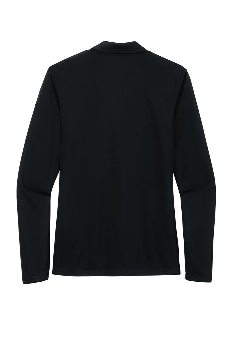 Nike Women's Dri-FIT Micro Pique 2.0 Long Sleeve Polo - Black