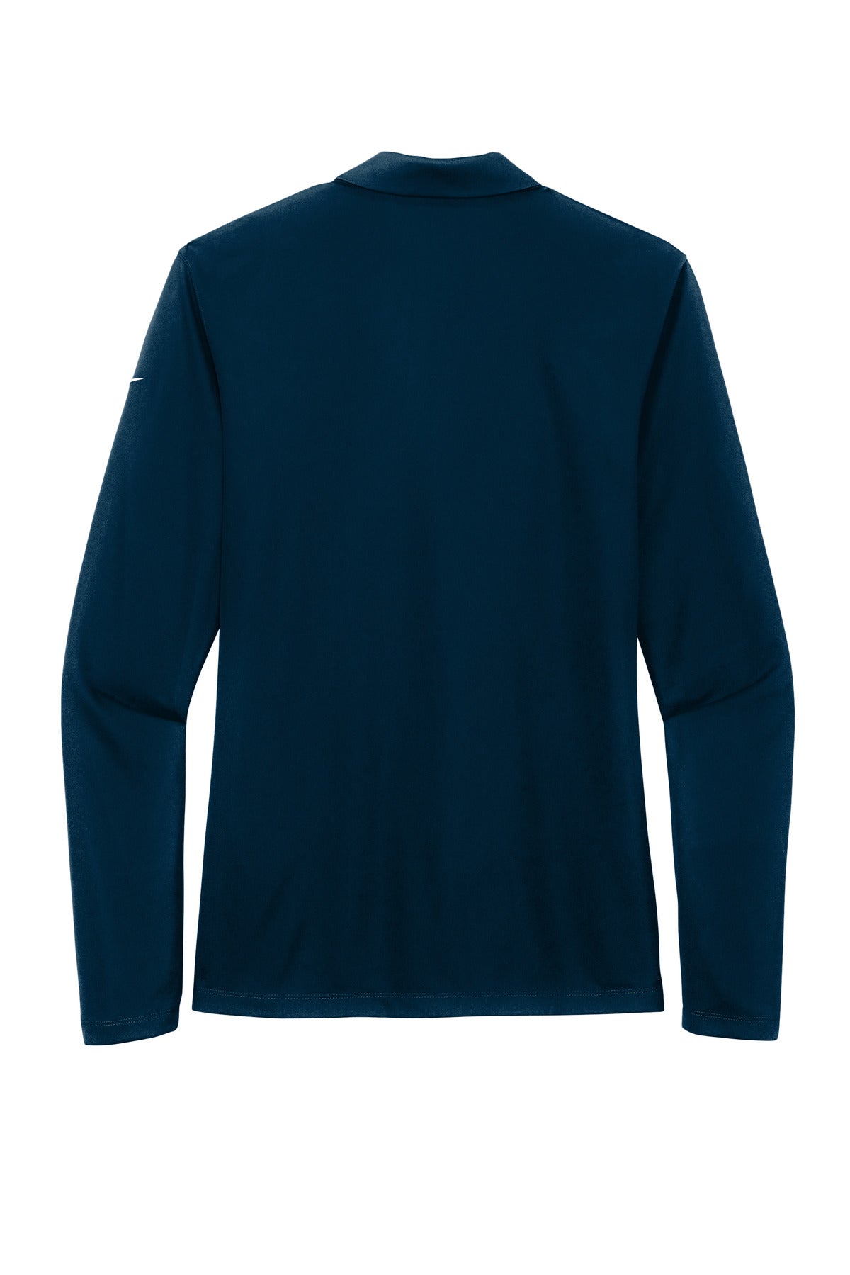 Nike Women's Dri-FIT Micro Pique 2.0 Long Sleeve Polo - Navy