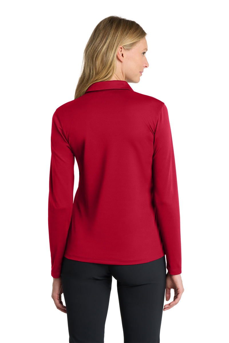 Nike Women's Dri-FIT Micro Pique 2.0 Long Sleeve Polo - University Red