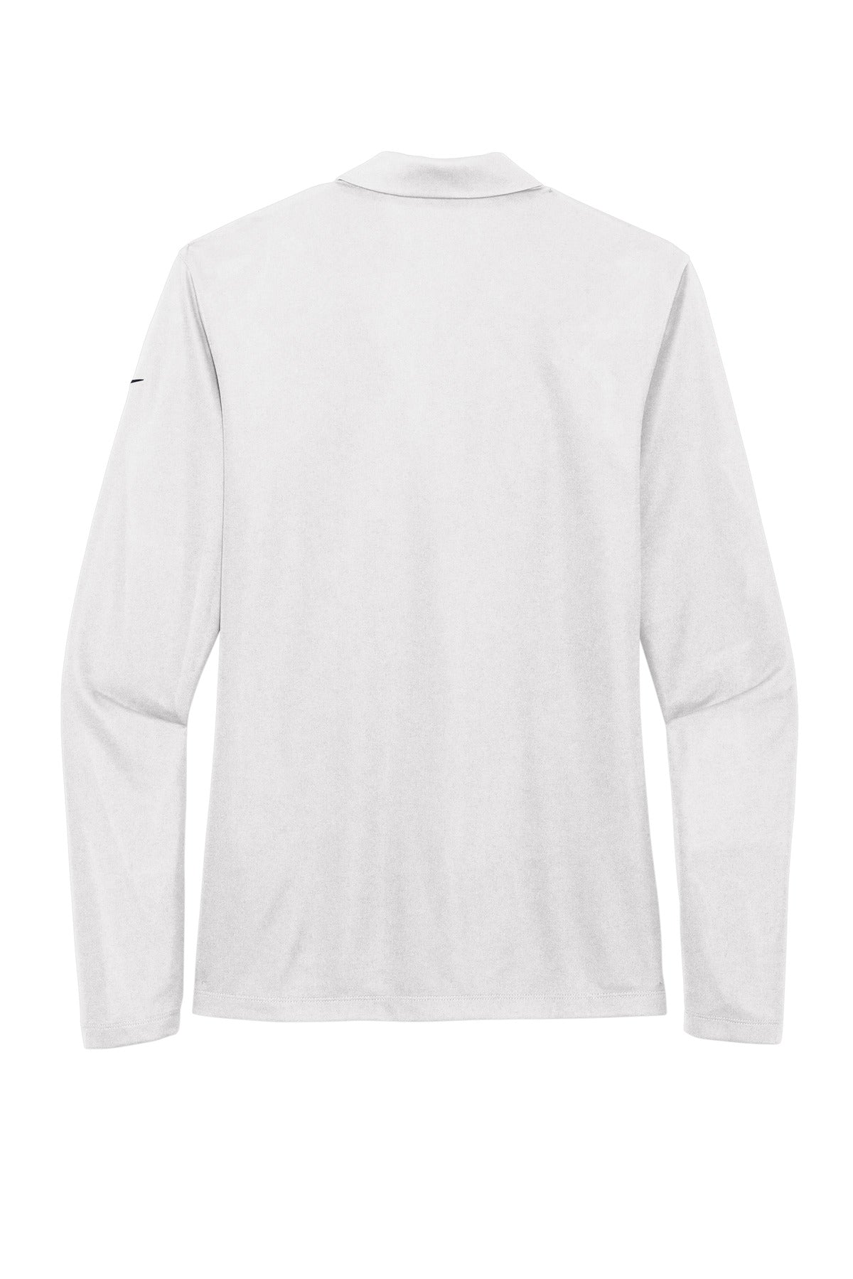 Nike Women's Dri-FIT Micro Pique 2.0 Long Sleeve Polo - White