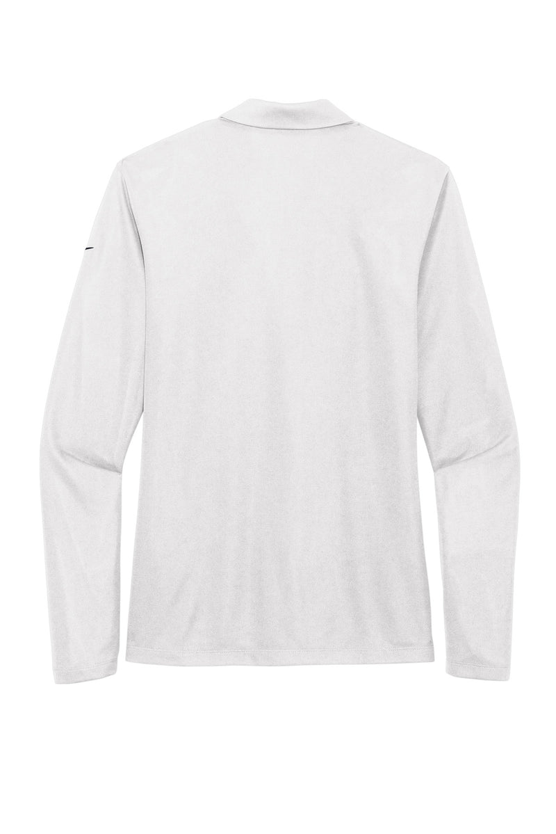 Nike Women's Dri-FIT Micro Pique 2.0 Long Sleeve Polo - White