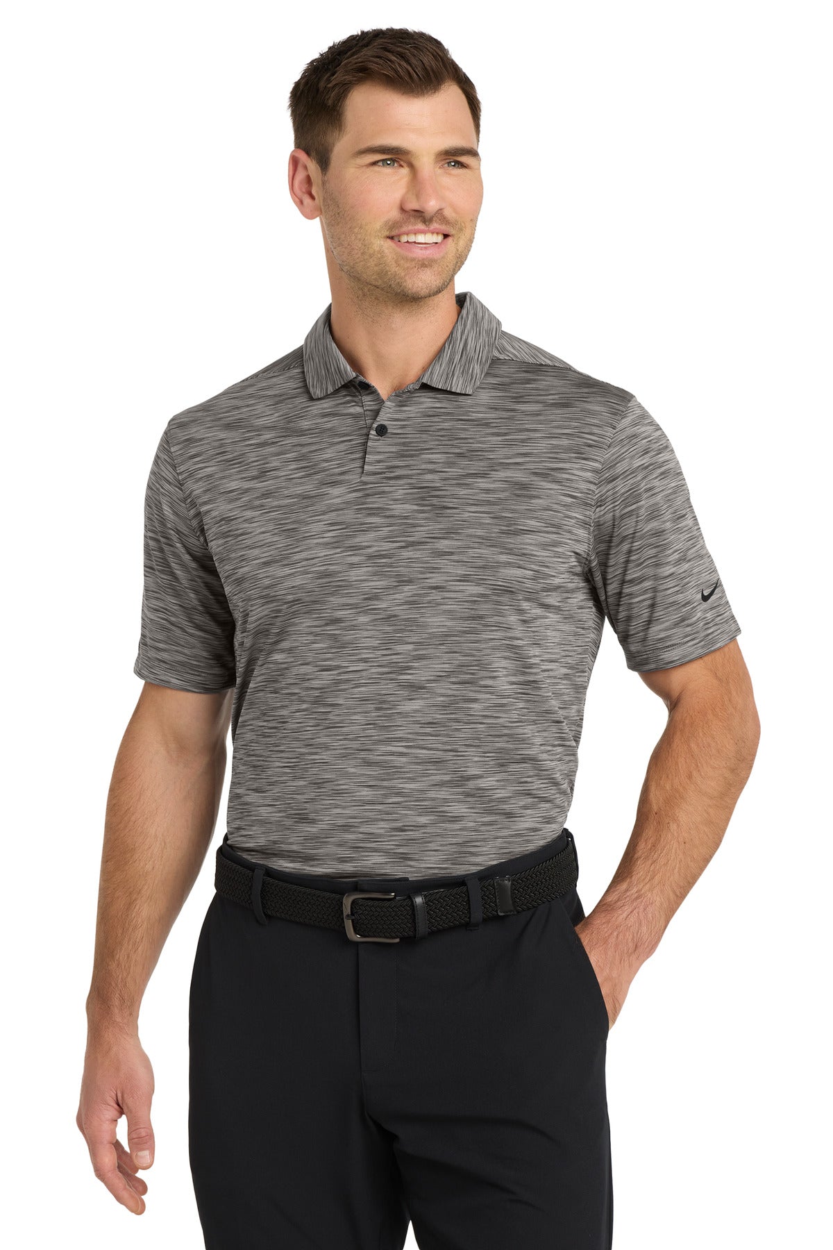 Nike Dri-FIT Vapor Space Dyed Polo - Anthracite
