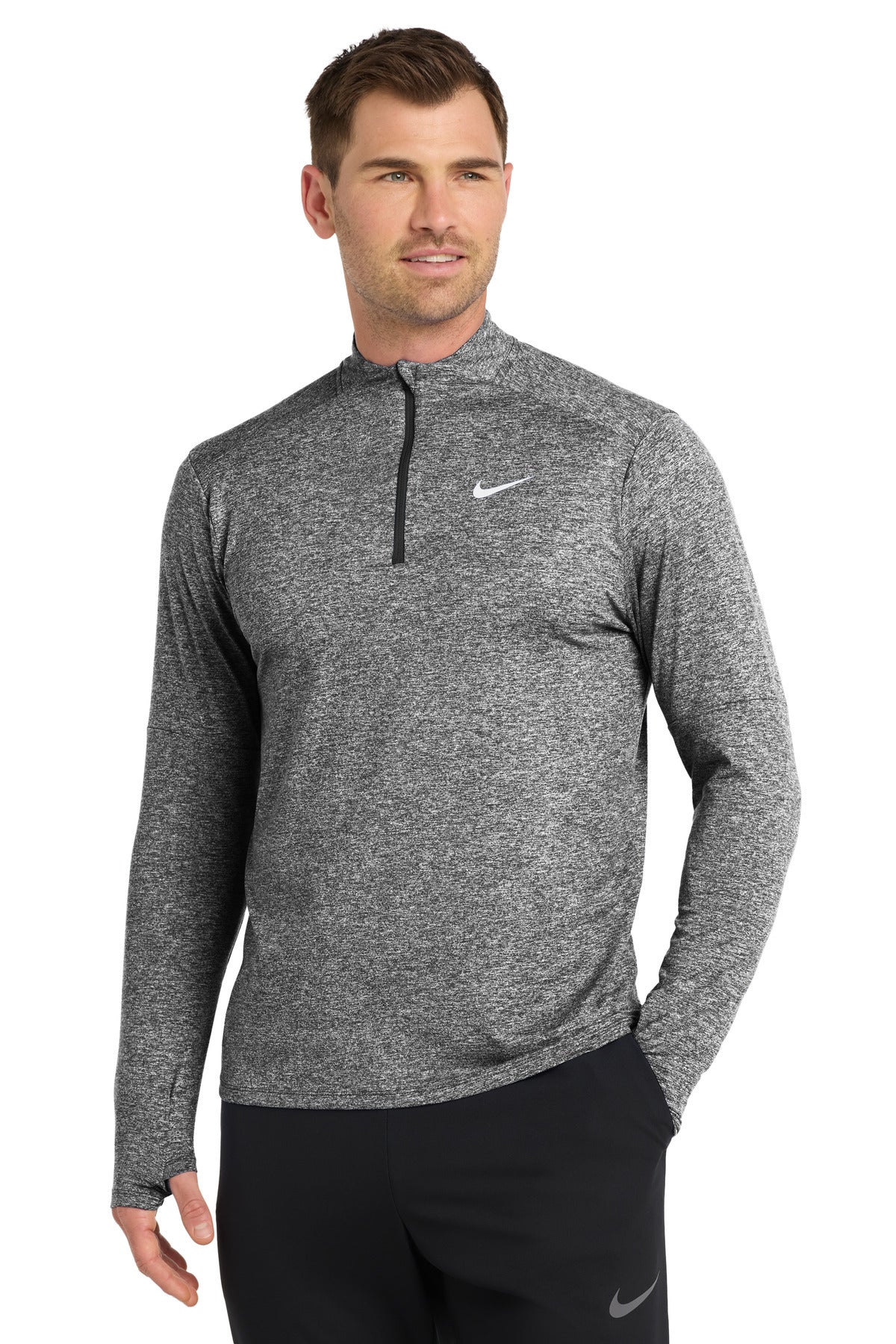 Nike Dri-FIT Element 1/2-Zip Top - Black Heather