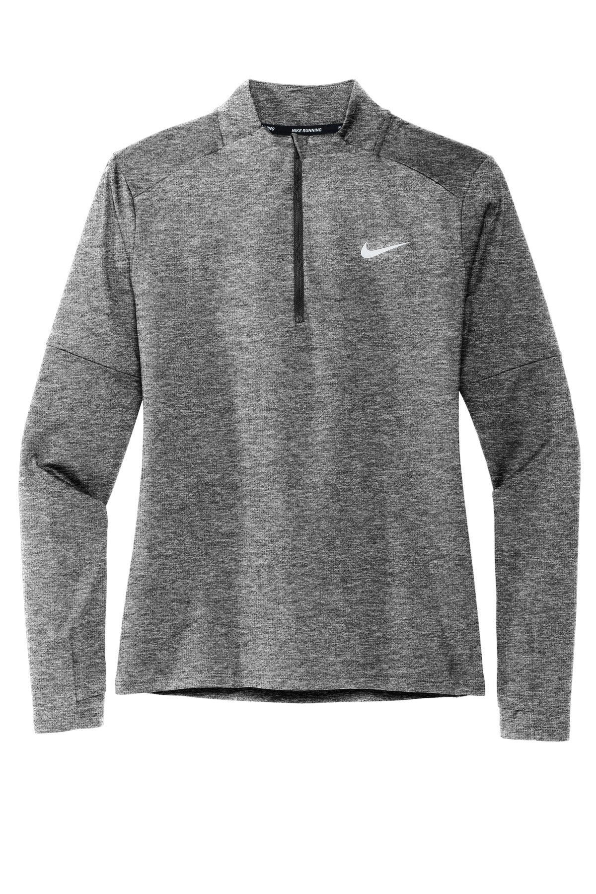 Nike Women's Dri-FIT Element 1/2-Zip Top - Black Heather