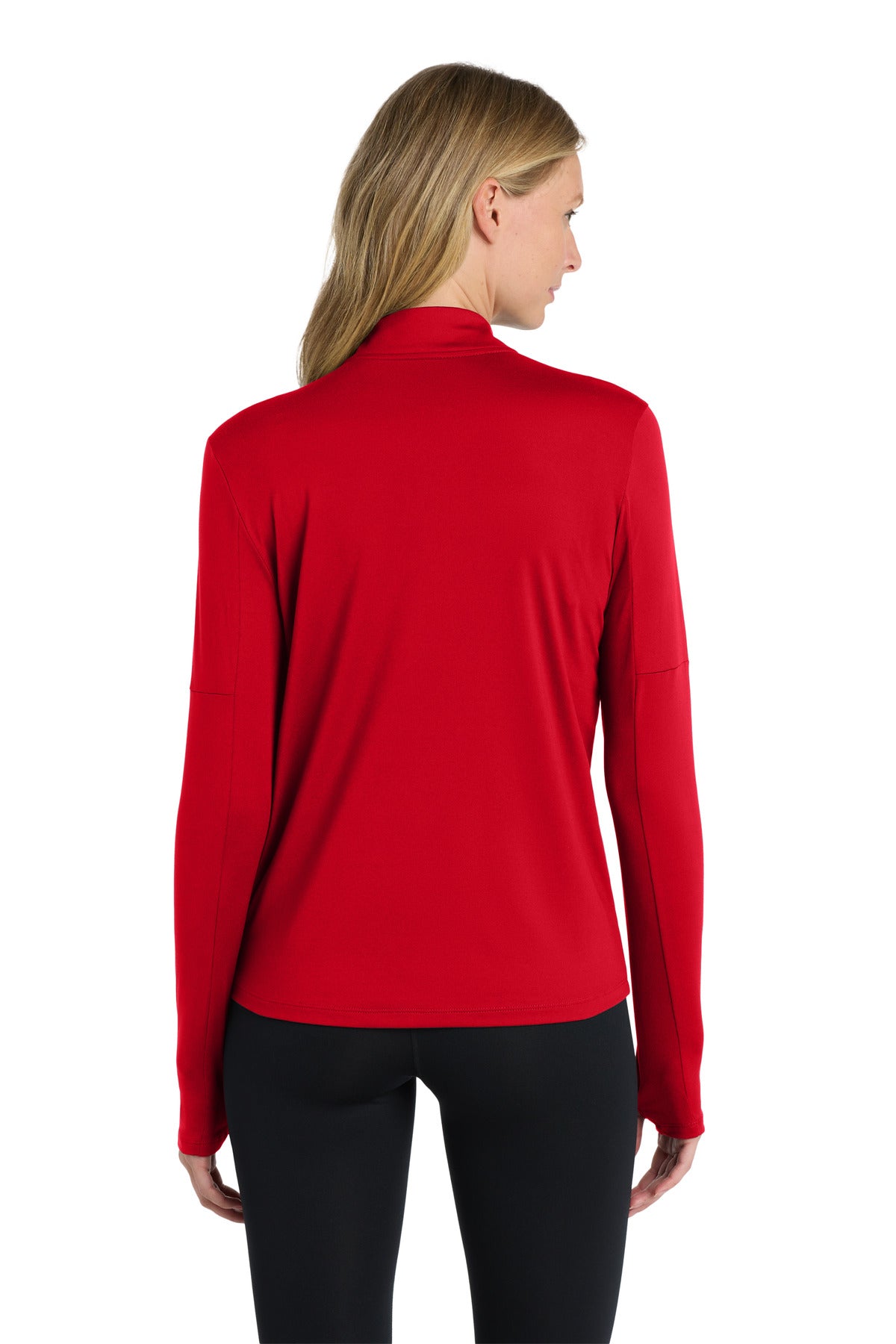 Nike Women's Dri-FIT Element 1/2-Zip Top - Scarlet