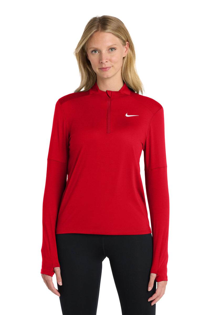 Nike Women's Dri-FIT Element 1/2-Zip Top - Scarlet