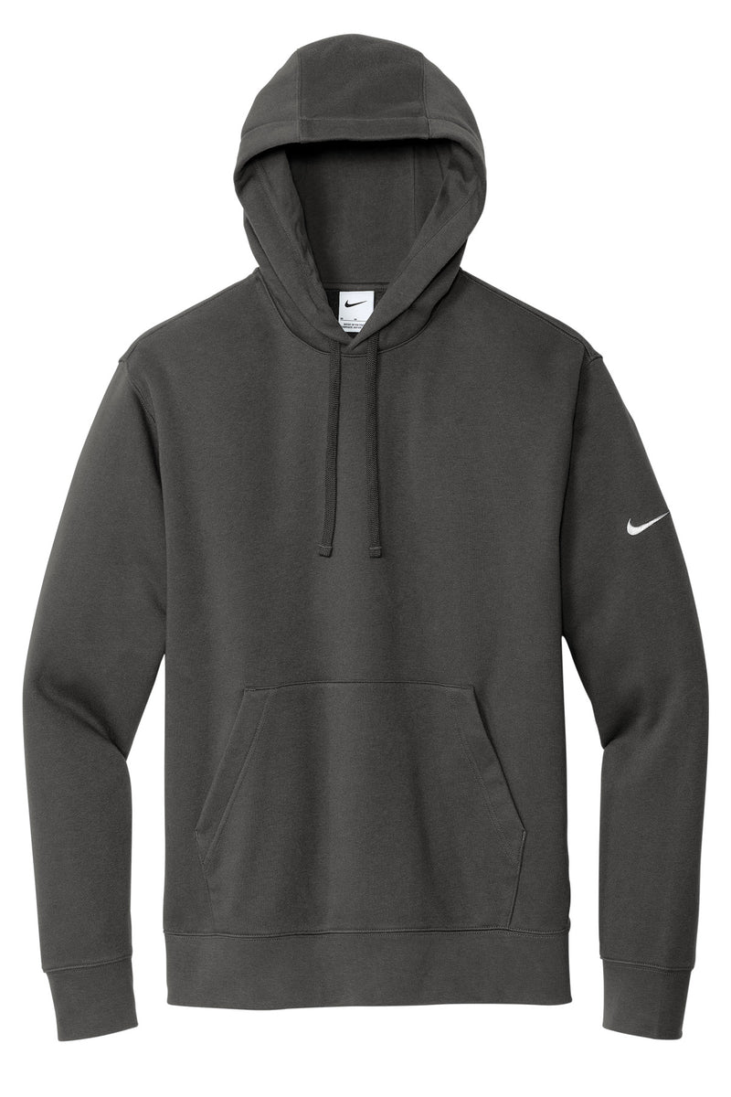 Nike Club Fleece Sleeve Swoosh Pullover Hoodie - Anthracite