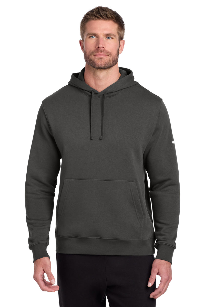 Nike Club Fleece Sleeve Swoosh Pullover Hoodie - Anthracite
