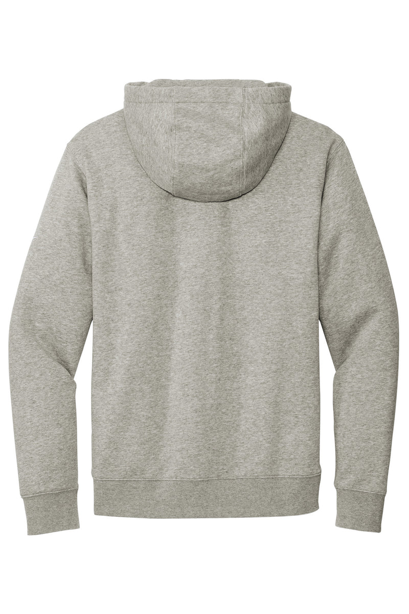 Nike Club Fleece Sleeve Swoosh Pullover Hoodie - Dark Grey Heather