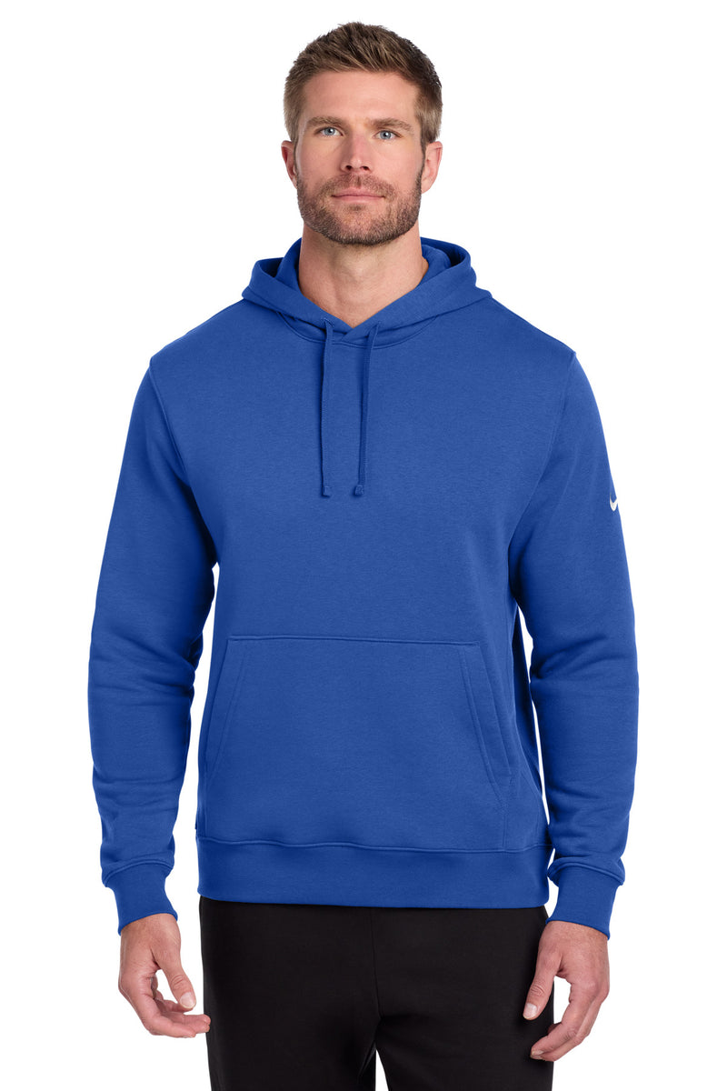 Nike Club Fleece Sleeve Swoosh Pullover Hoodie - Game Royal