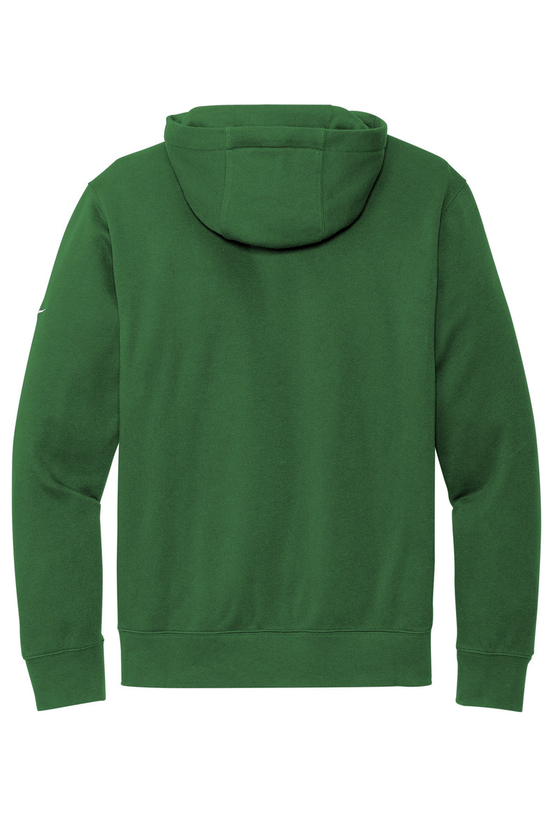 Nike Club Fleece Sleeve Swoosh Pullover Hoodie - Gorge Green