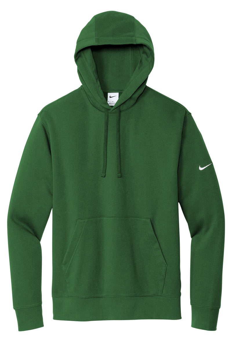 Nike Club Fleece Sleeve Swoosh Pullover Hoodie - Gorge Green