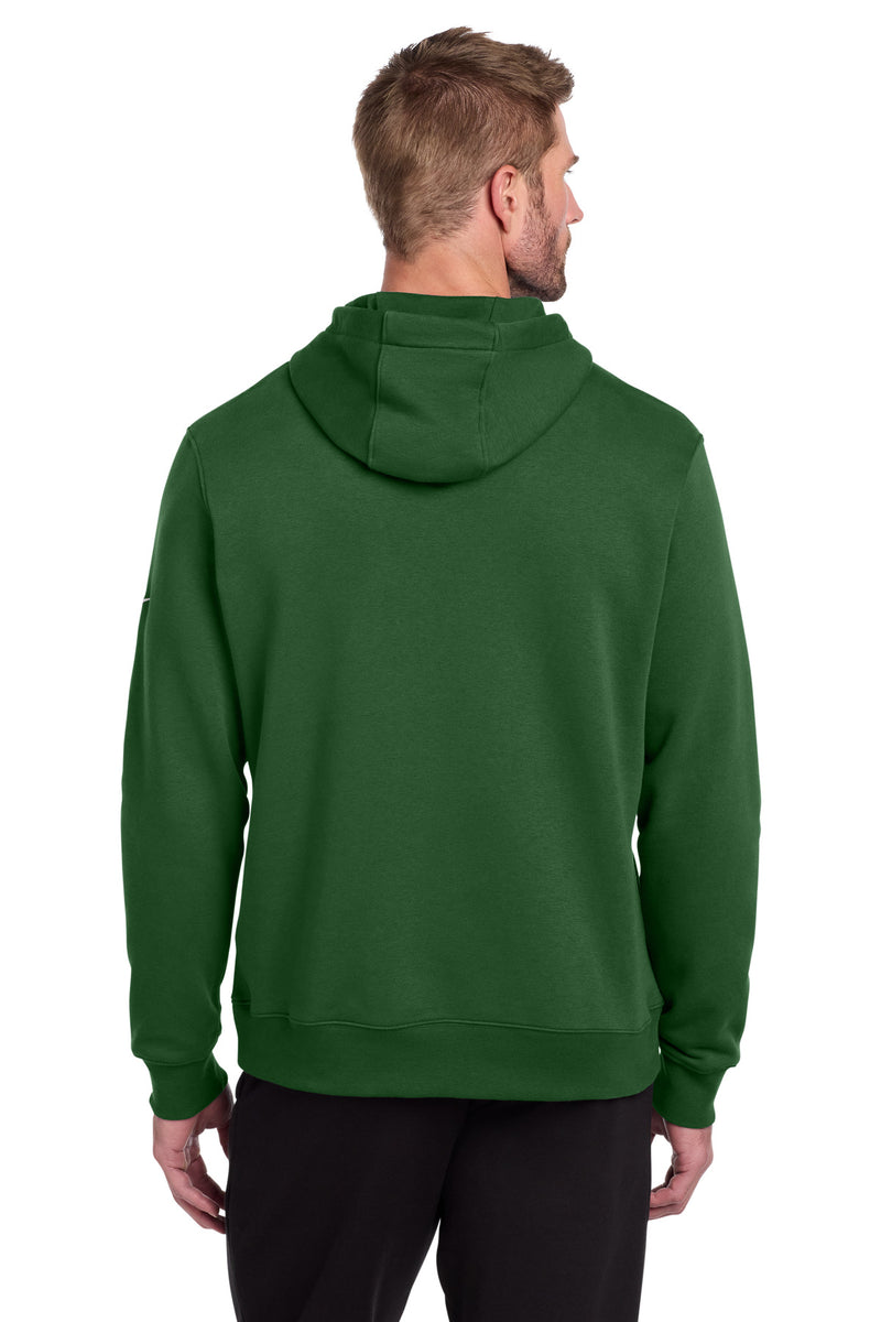 Nike Club Fleece Sleeve Swoosh Pullover Hoodie - Gorge Green