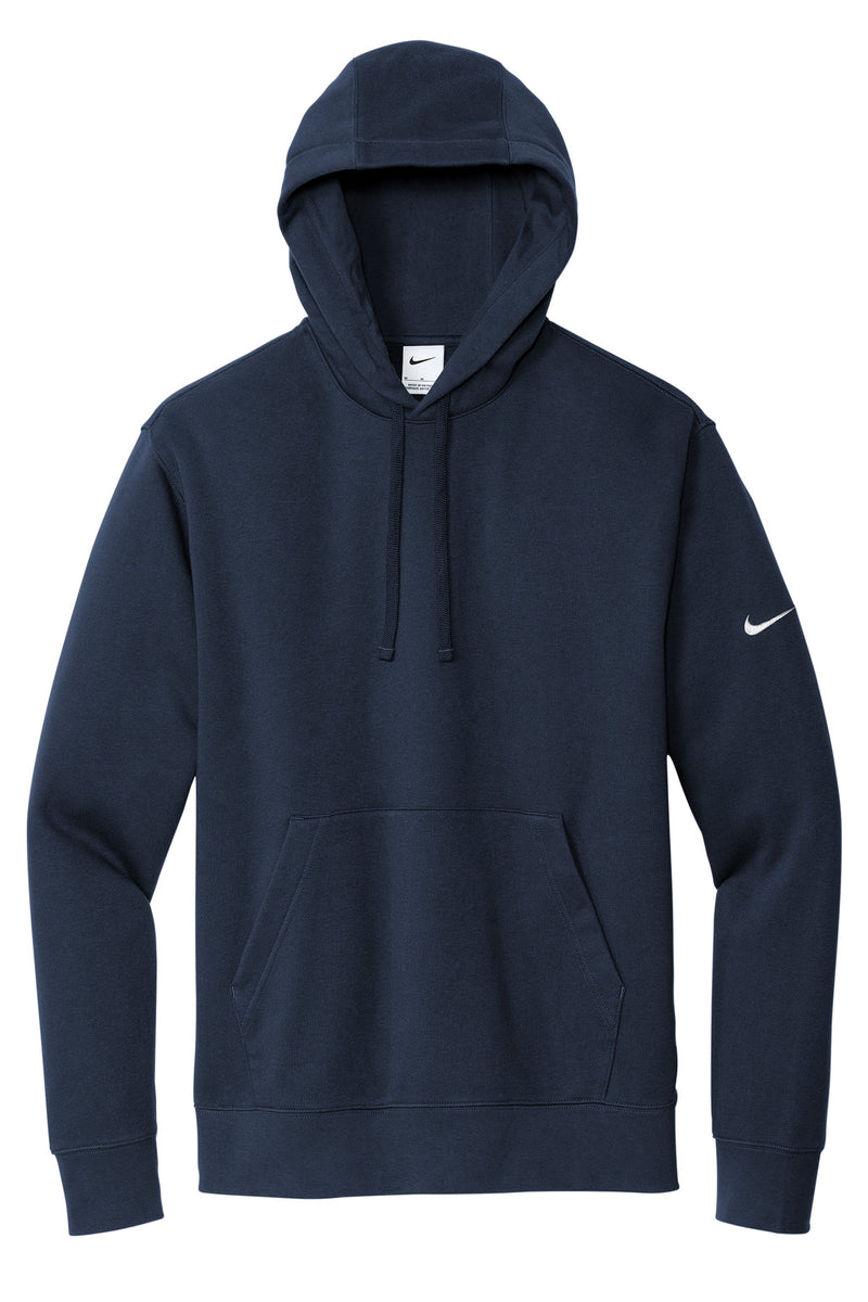 Nike Club Fleece Sleeve Swoosh Pullover Hoodie - Midnight Navy