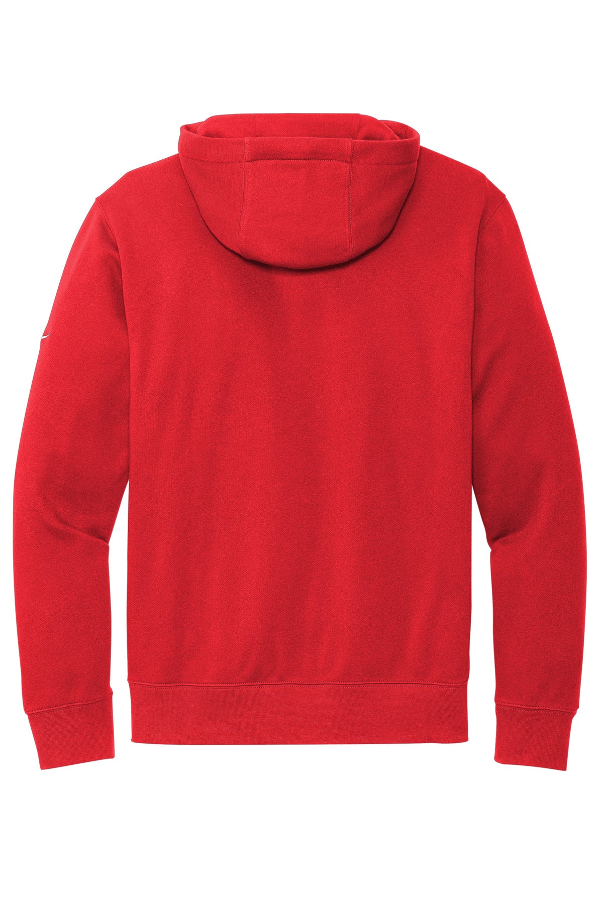 Nike Club Fleece Sleeve Swoosh Pullover Hoodie - University Red