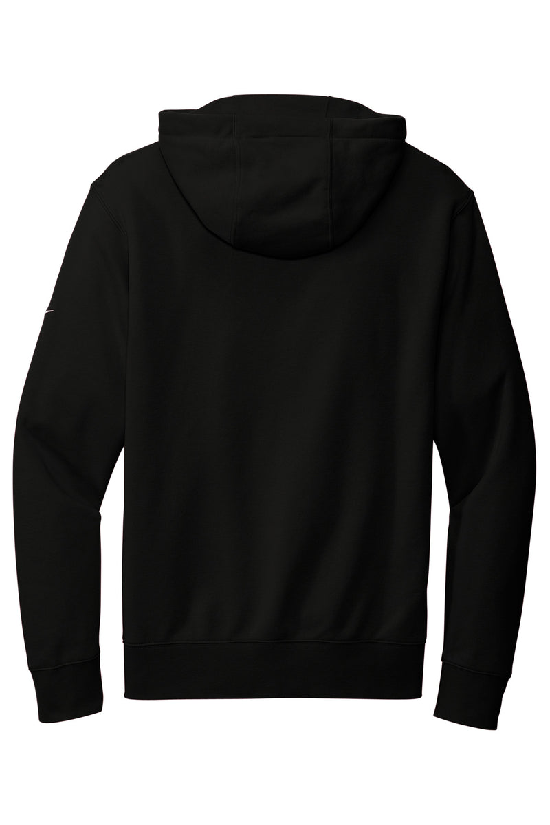 Nike Club Fleece Sleeve Swoosh Full-Zip Hoodie - Black
