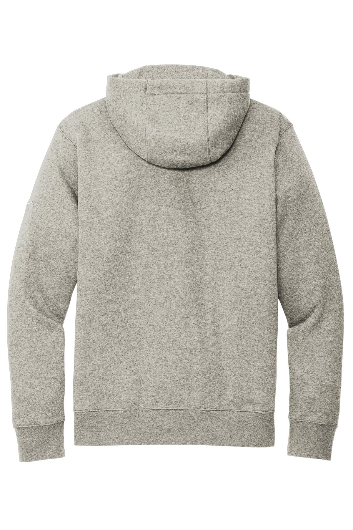 Nike Club Fleece Sleeve Swoosh Full-Zip Hoodie - Dark Grey Heather