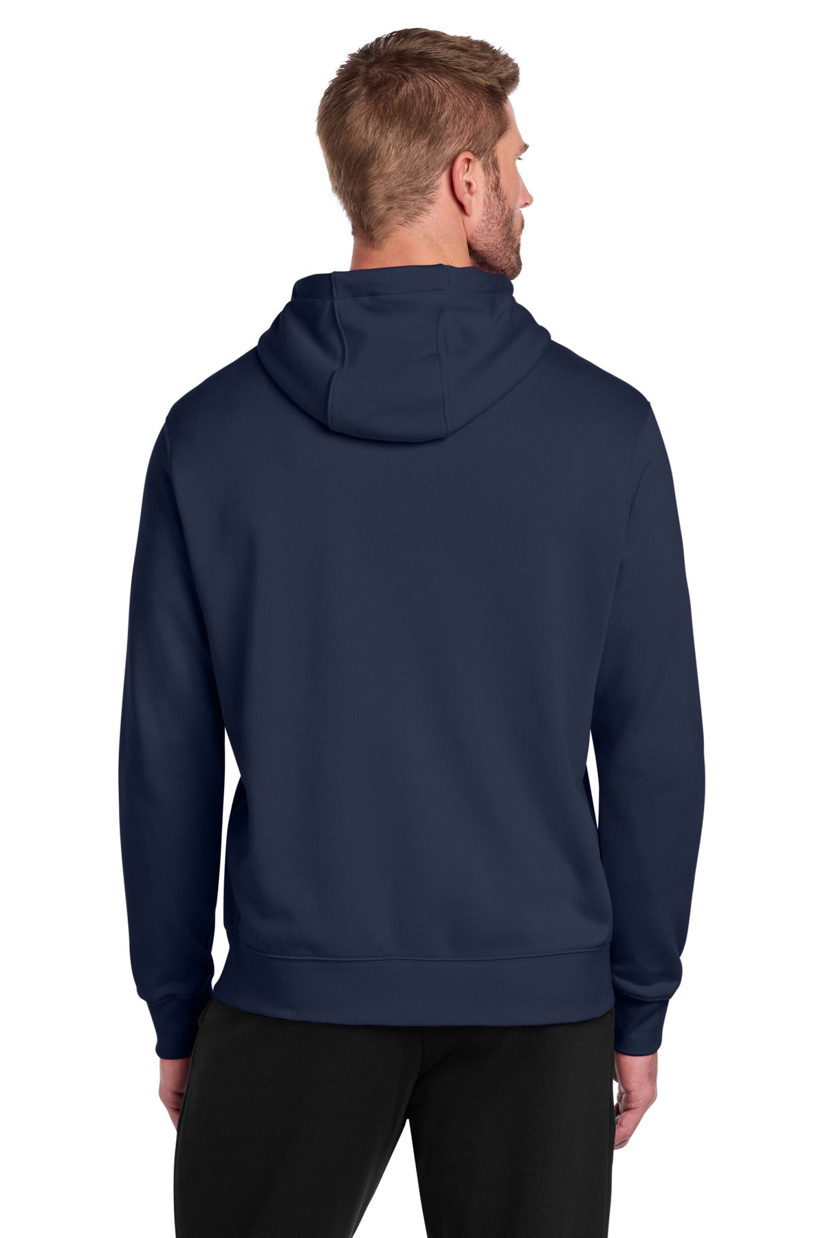 Nike Club Fleece Sleeve Swoosh Full-Zip Hoodie - Midnight Navy