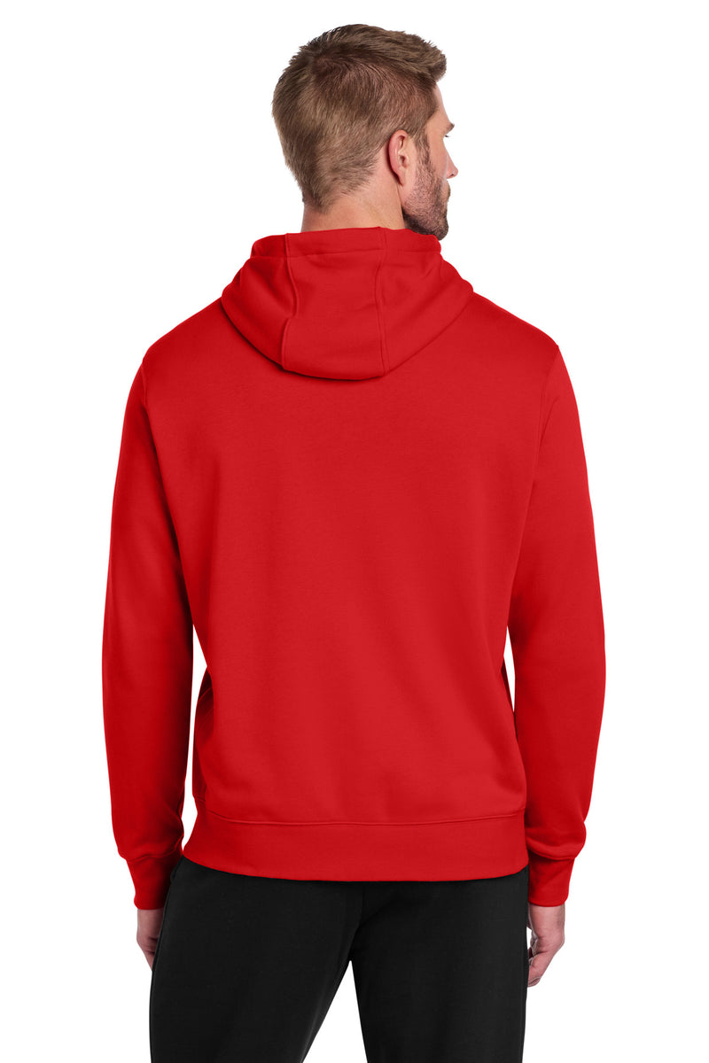 Nike Club Fleece Sleeve Swoosh Full-Zip Hoodie - University Red