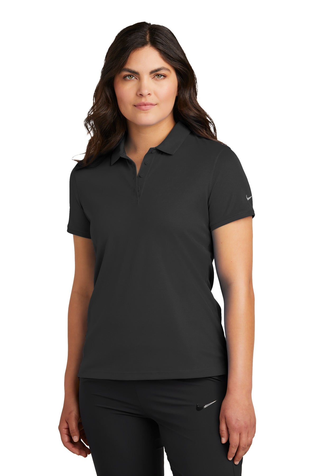 Nike Women's Victory Solid Polo - Black