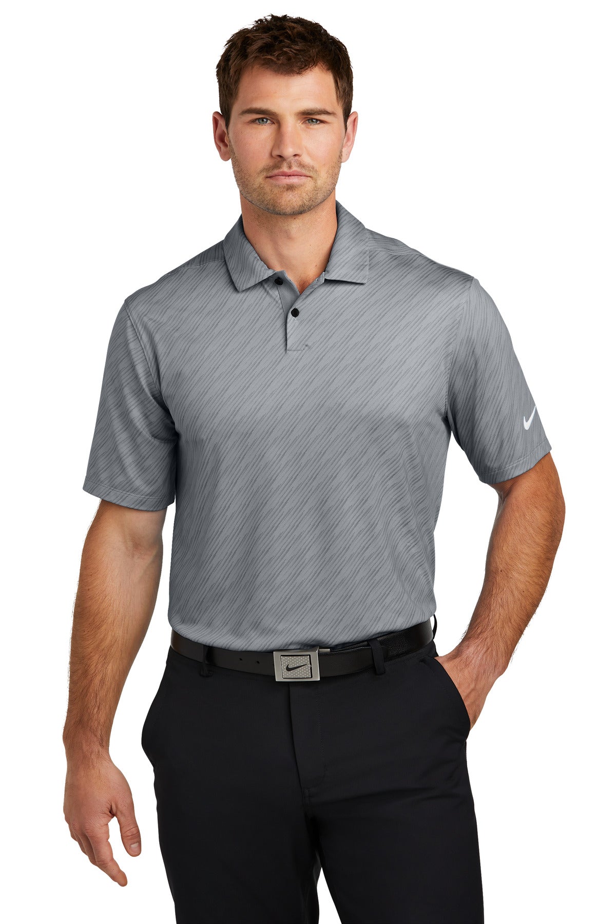 Nike Vapor Dash Polo - Cool Grey