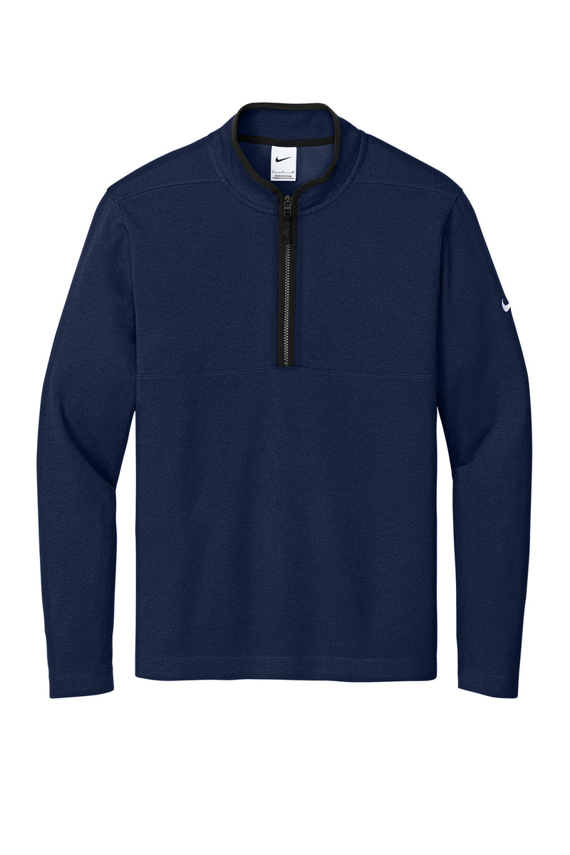 Nike Textured 1/2-Zip Cover-Up - College Navy