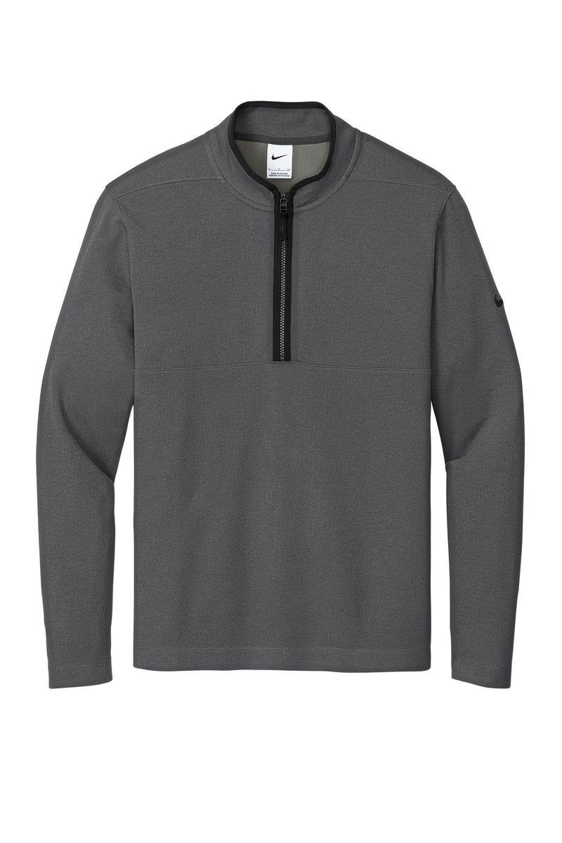 Nike Textured 1/2-Zip Cover-Up - Dark Grey