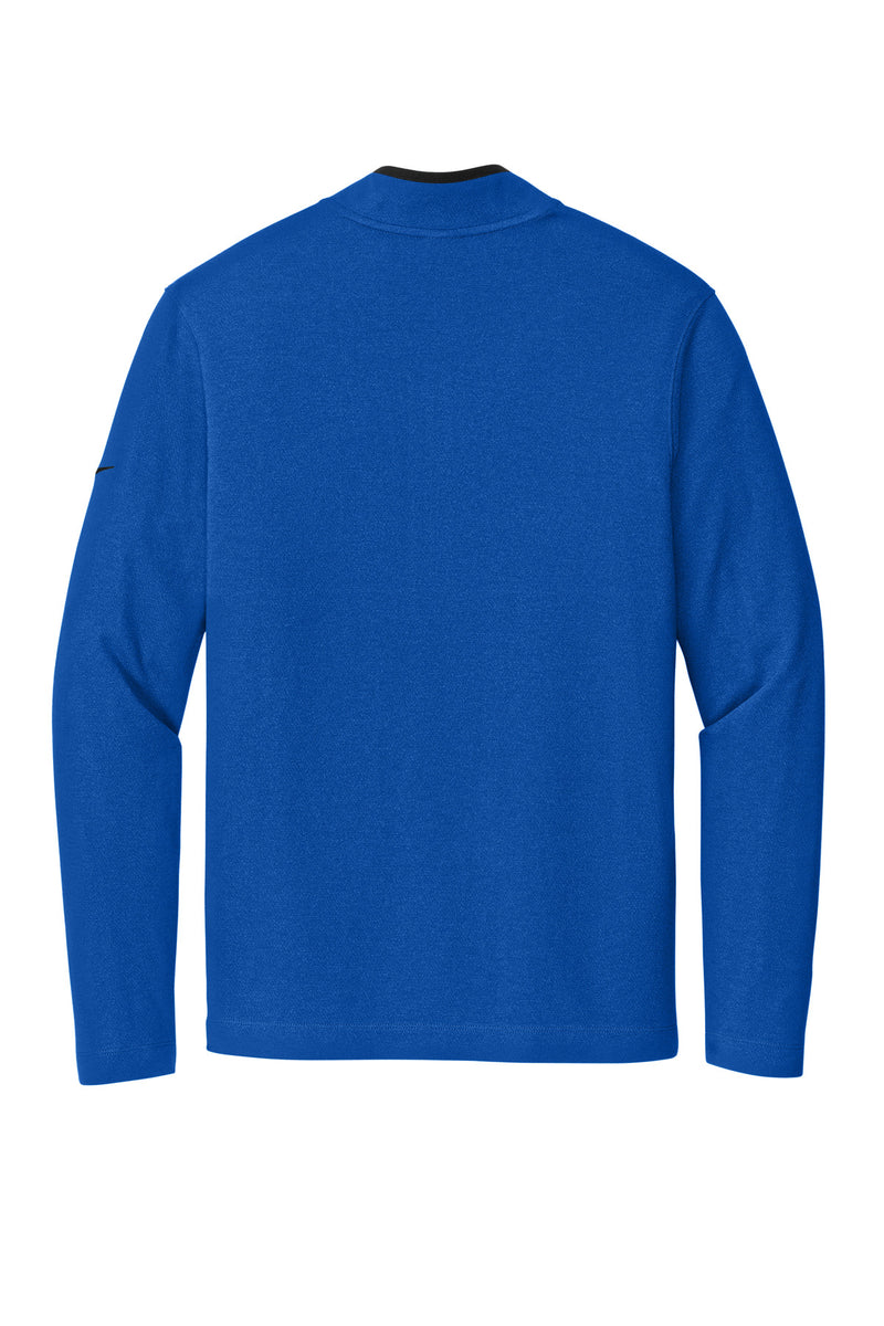 Nike Textured 1/2-Zip Cover-Up - Gym Blue