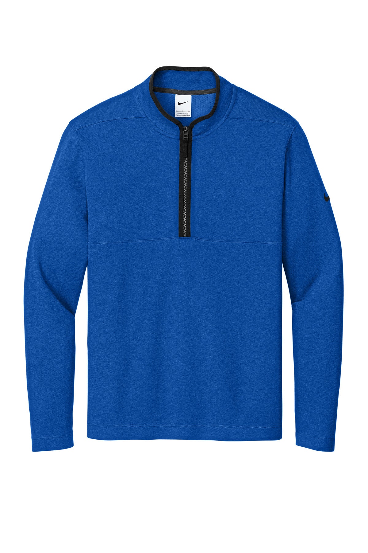 Nike Textured 1/2-Zip Cover-Up - Gym Blue