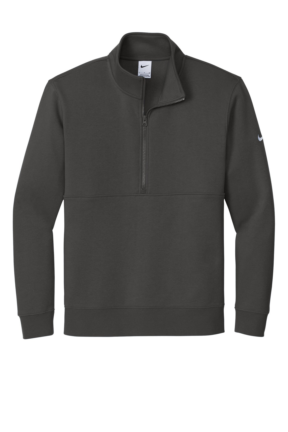 Nike Club Fleece Sleeve Swoosh 1/2-Zip - Anthracite
