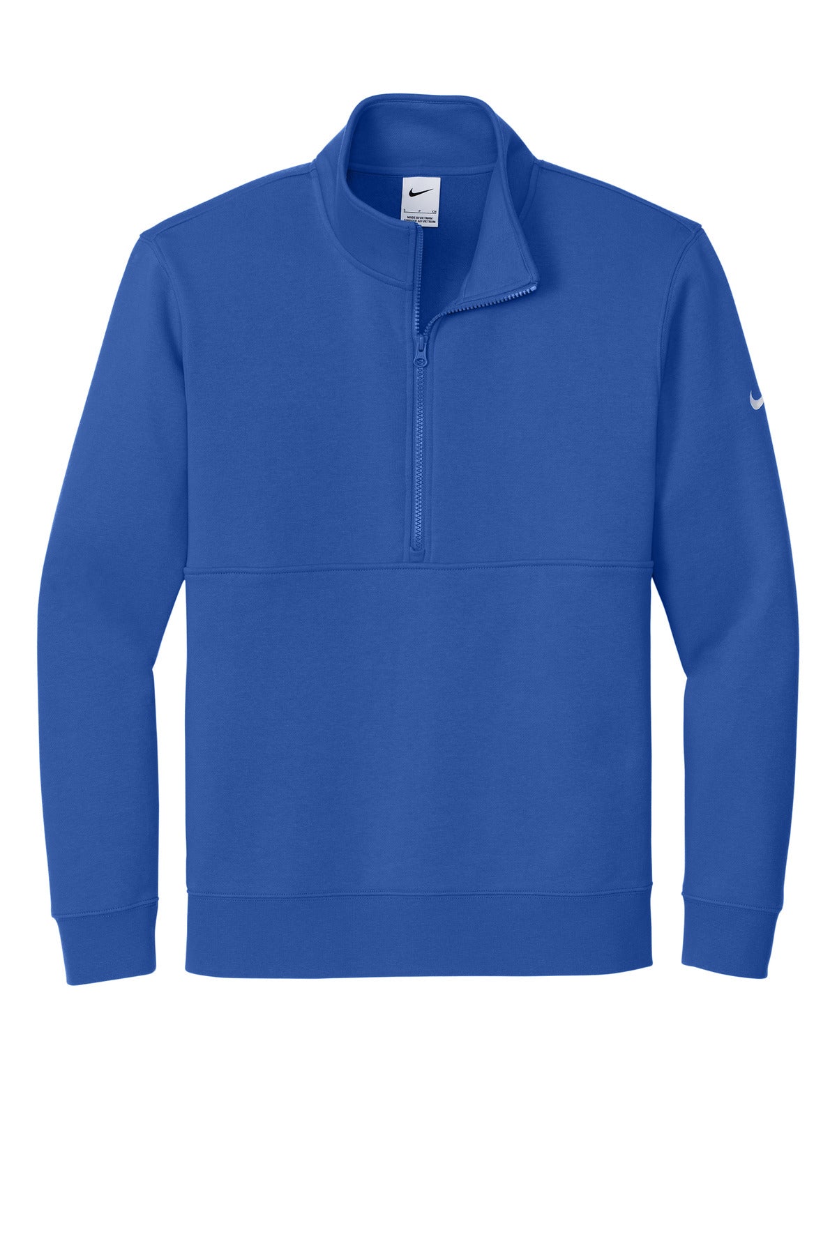 Nike Club Fleece Sleeve Swoosh 1/2-Zip - Game Royal