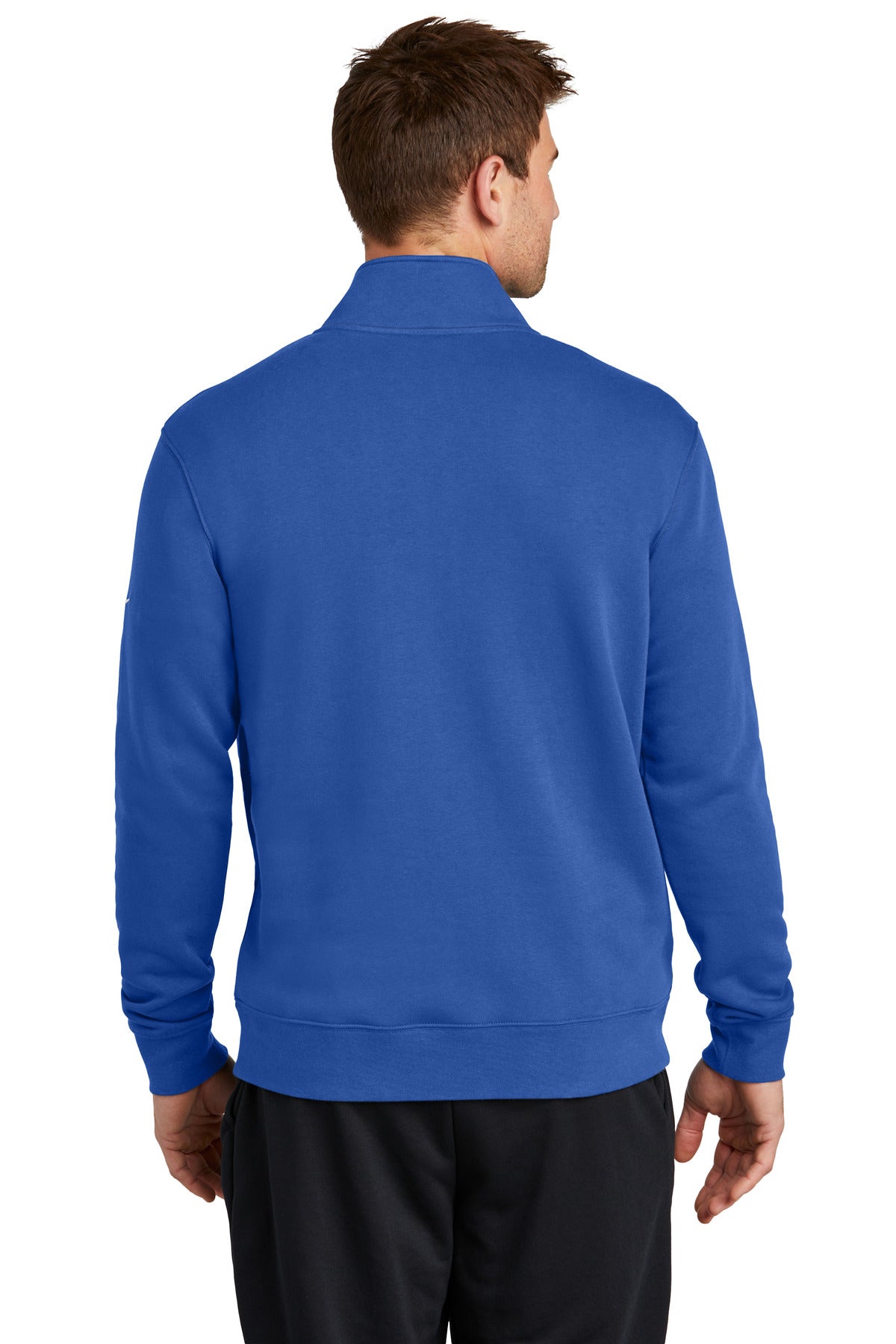 Nike Club Fleece Sleeve Swoosh 1/2-Zip - Game Royal