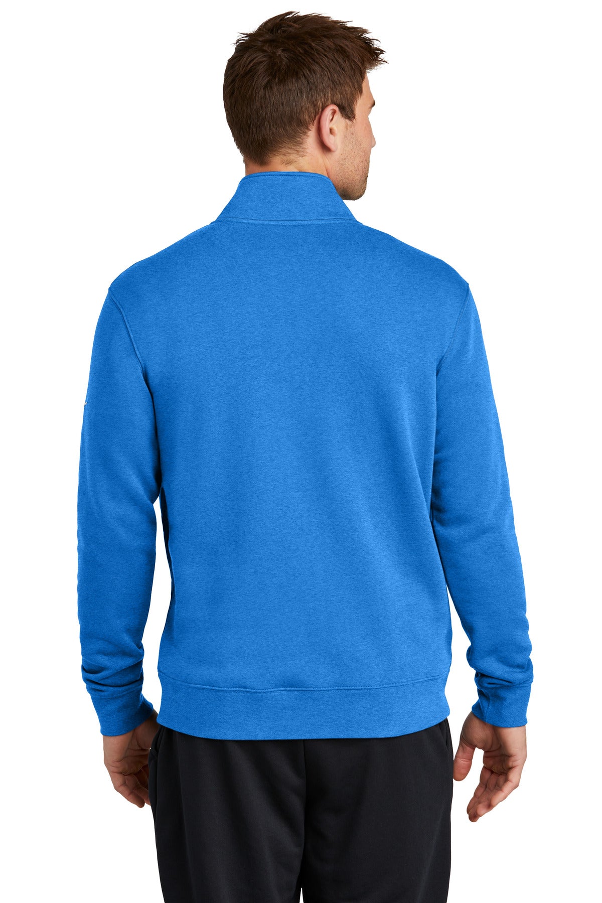 Nike Club Fleece Sleeve Swoosh 1/2-Zip - Light Game Royal Heather