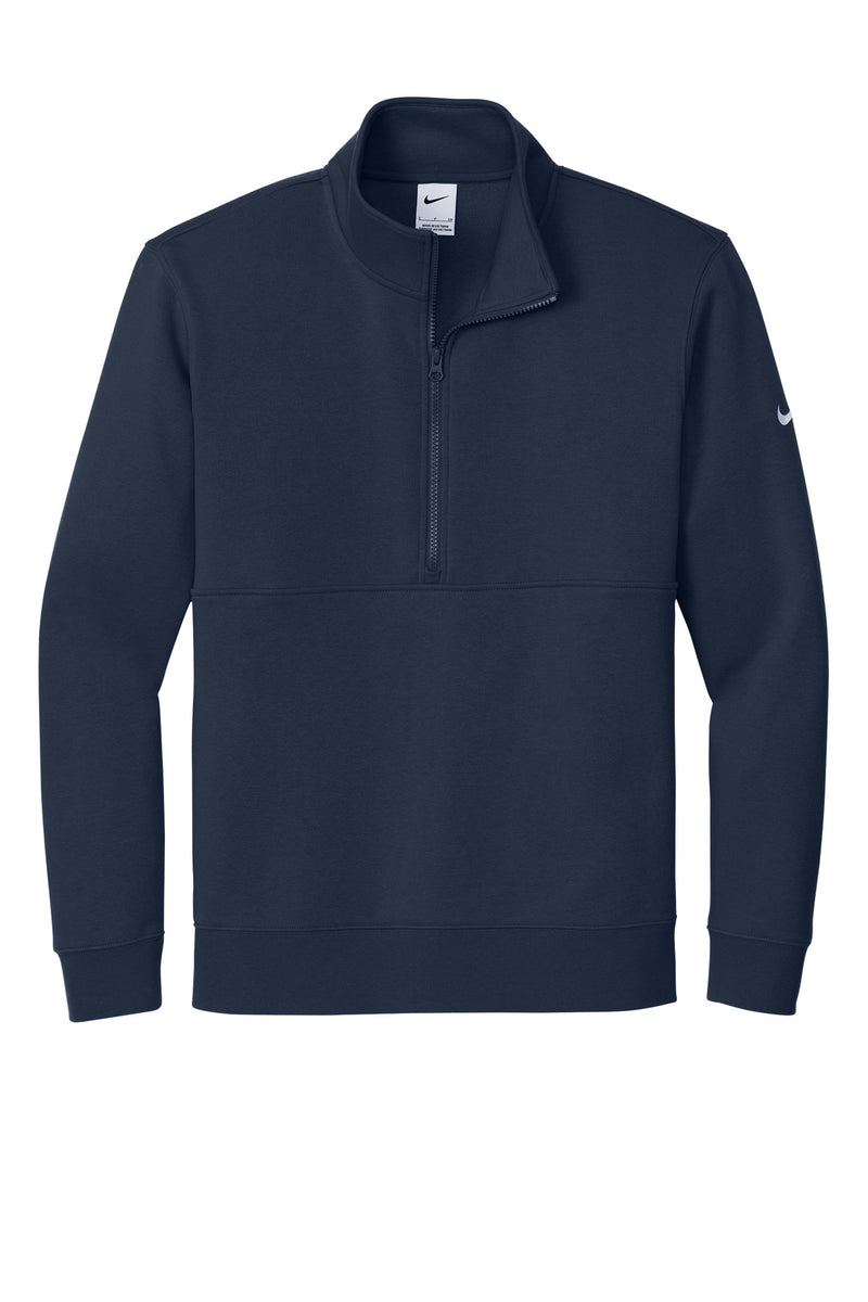 Nike Club Fleece Sleeve Swoosh 1/2-Zip - Midnight Navy