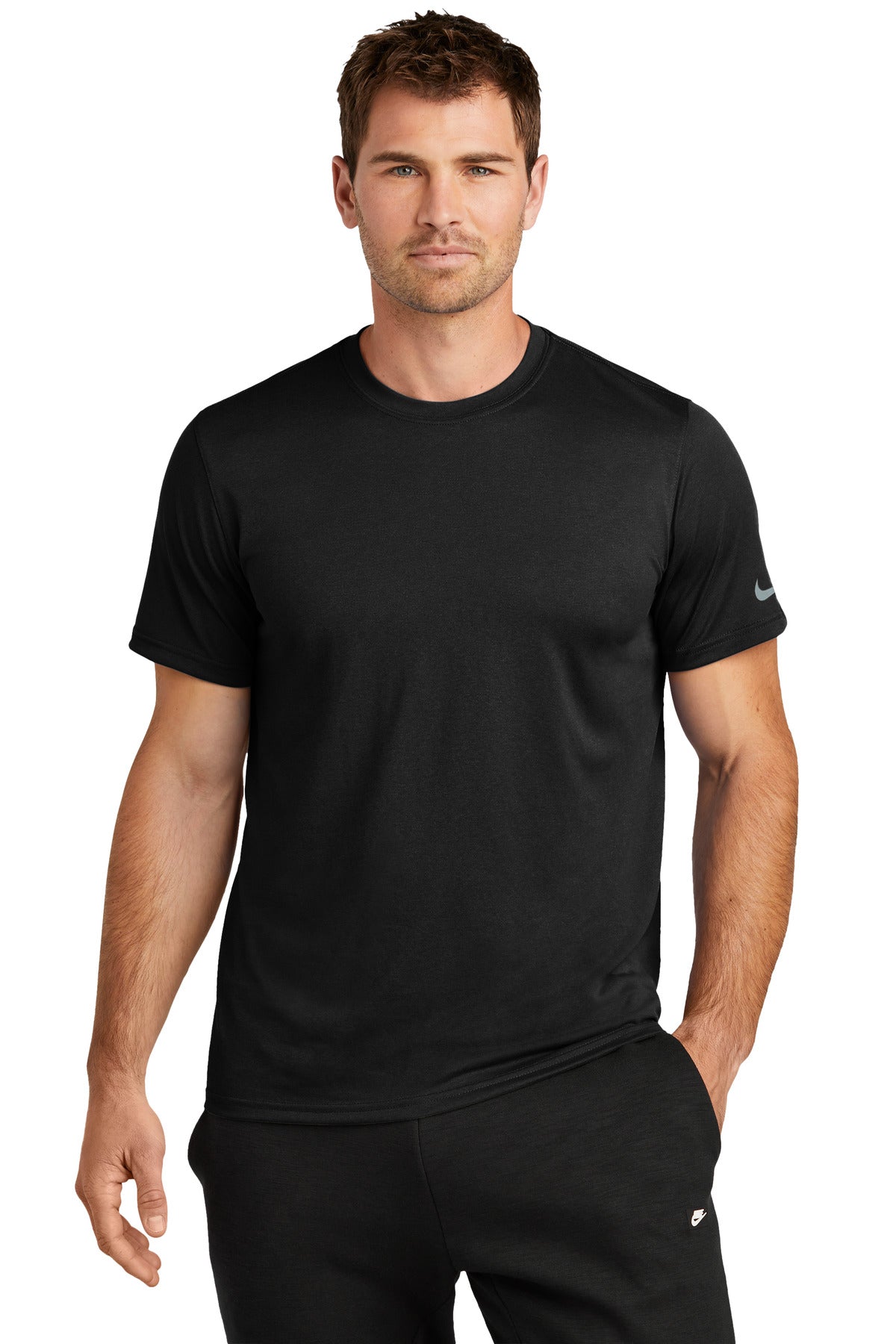 Nike Swoosh Sleeve rLegend Tee - Black