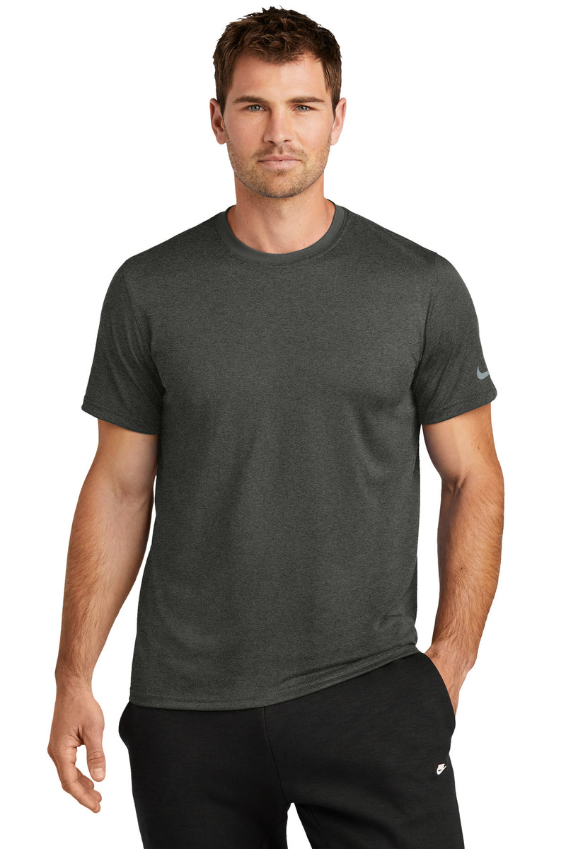 Nike Swoosh Sleeve rLegend Tee - Dark Smoke Heather