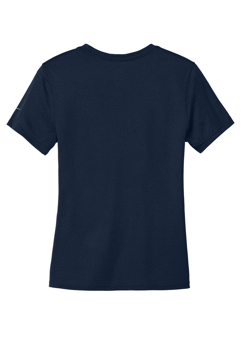 Nike Women's Swoosh Sleeve rLegend Tee - College Navy